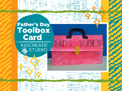 Kidcreate Studio - Ashburn. Father's Day Toolbox Card Workshop (18 Months-6 Years)