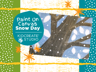 WELCOME WEEK- 50% OFF!  Paint on Canvas-Snow Day Workshop (4-12 Years)