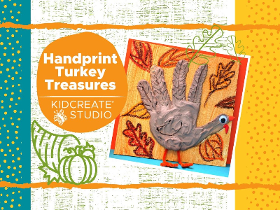 Fun Friday - Handprint Turkey Treasures (4-9y)