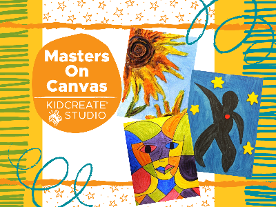 Masters on Canvas Weekly Class (5-12 Years)